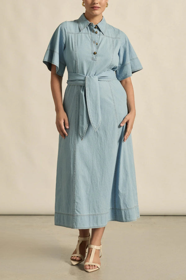 CAMEO DRESS | Light Chambray *Pre Order*