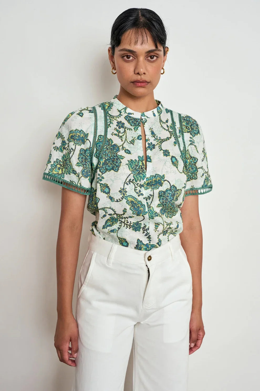 CHARM TOP in Garden Paisley from Zoe Kratzmann