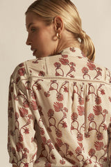 Daydream Top in Cream Berry Nouveau by Zoe Kratzmann