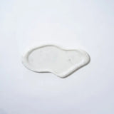 MARBLE PUDDLE TRAY | White Marle