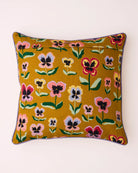 UPHOLSTERY CUSHION in Pretty Pansy Gold from the amazing range of Kip & Co products