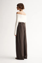 ALEXA KNIT TOP | Ivory - Darling & Domain