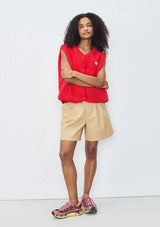 Hoktown Vest HOK16B by American Vintage in Strawberry