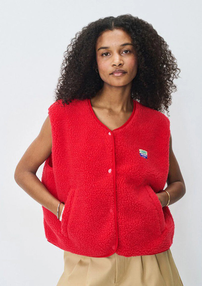 Hoktown Vest HOK16B by American Vintage in Strawberry