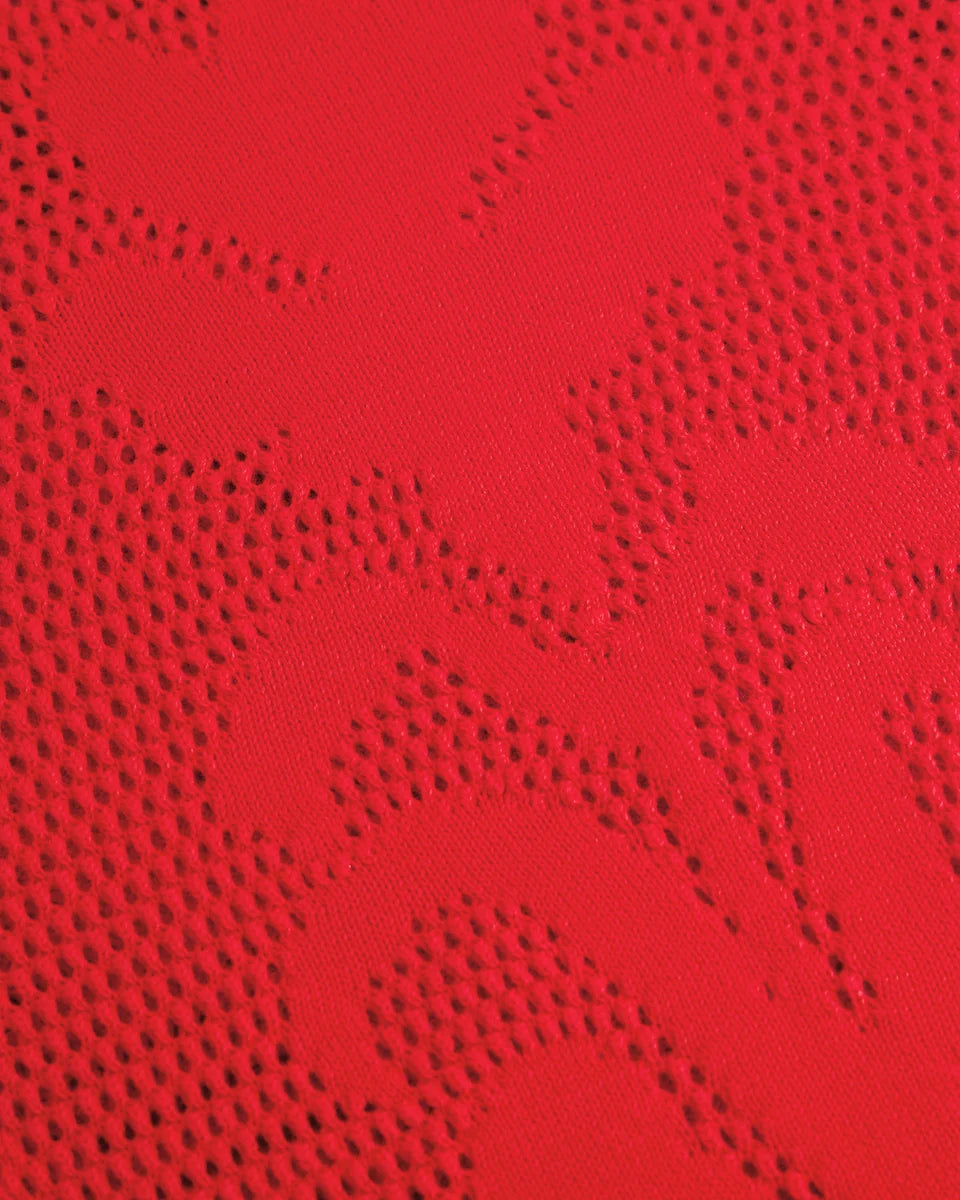 ARIEL TOP in Poppy Red by Kowtow Australia