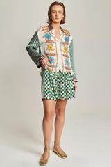 AURORA OVERSIZED SHIRT in Sporty Jade from Me369