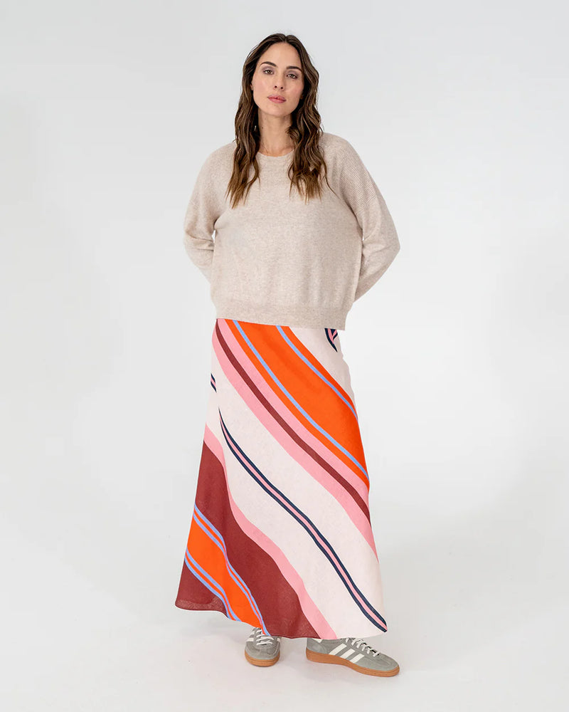 AUSTIN BIAS SKIRT | Wide Stripe