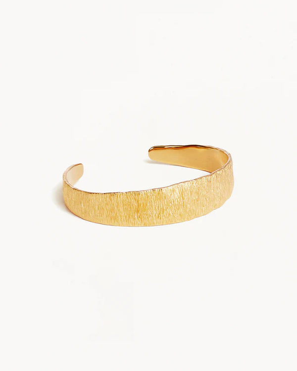 WOVEN LIGHT CUFF in 18K Gold Vermeil from By Charlotte