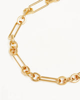 SHEILD BRACELET in Gold from By Charlotte