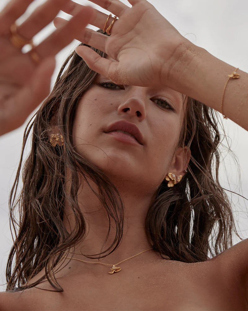 OCEAN WHISPER BRACELET in 18K Gold Vermeil from By Charlotte
