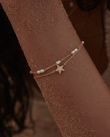 SERENE DREAMS PEARL BRACELET in 18K Gold Vermeil from By Charlotte