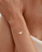 LOTUS RAIN BRACELET in 18K Gold Vermeil from By Charlotte
