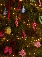 Christmas Decoration Bon Bon in Pink Beaded by Bonnie and Neil