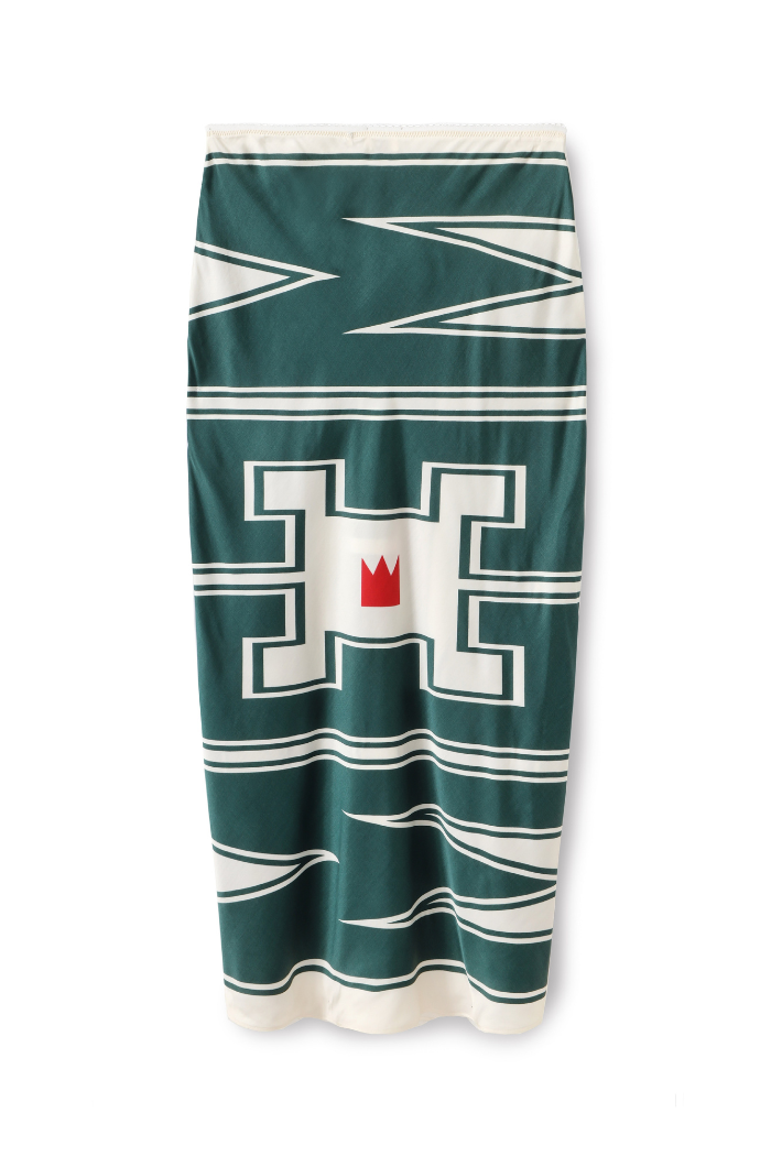 BLAKELY SLIP SKIRT in Sporty Jade from Me369