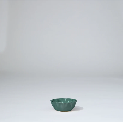 RUFFLE BOWL X SMALL in Moss from Marmoset Found