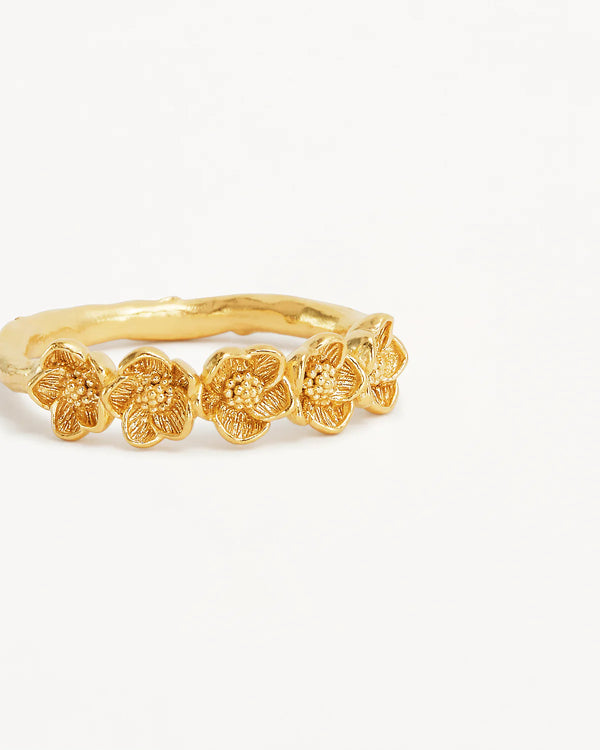 Bloom With Grace Ring in 18K Gold Vermeil By Charlotte