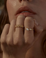 Bloom With Grace Ring in 18K Gold Vermeil By Charlotte