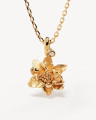 BIRTH FLOWER NECKLACE | GOLD - Darling & Domain