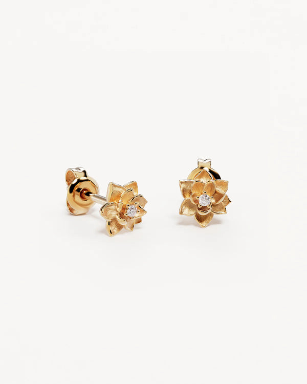 By Charlotte Bloom Within Stud Earrings in 18K Gold Vermeil