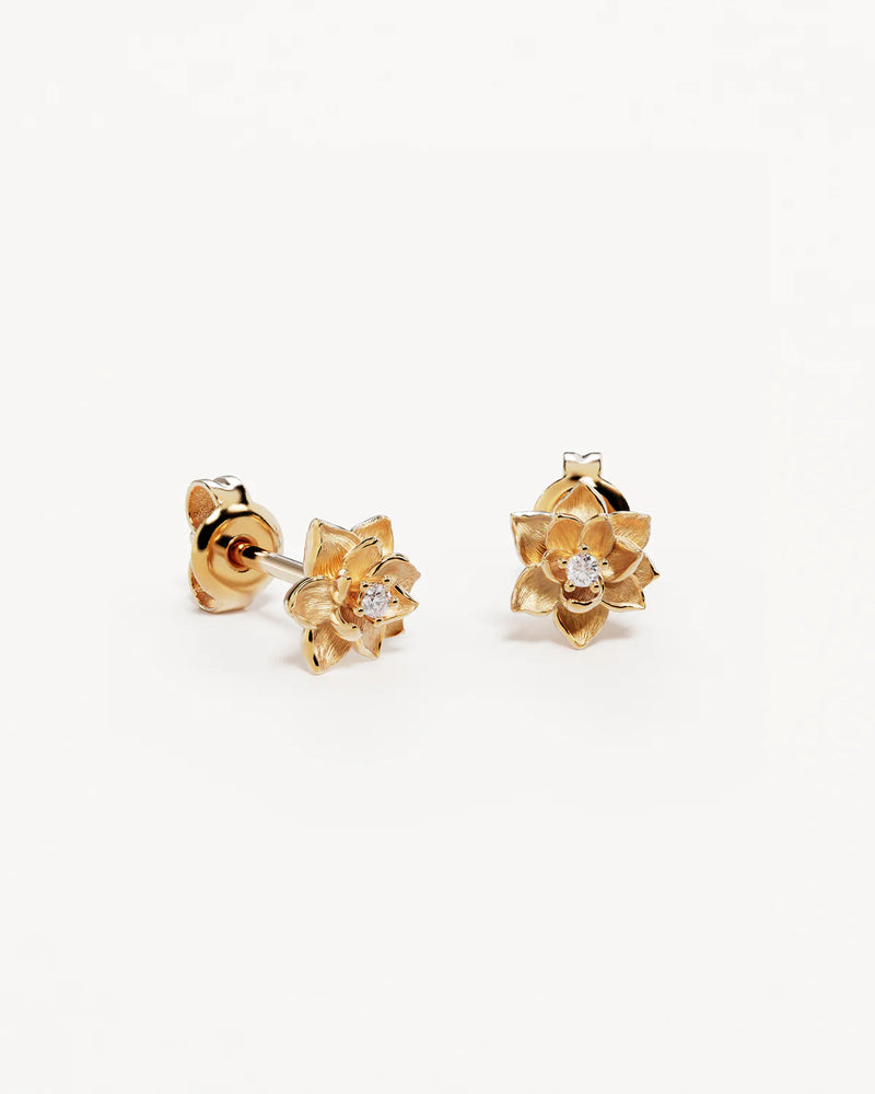By Charlotte Bloom Within Stud Earrings in 18K Gold Vermeil