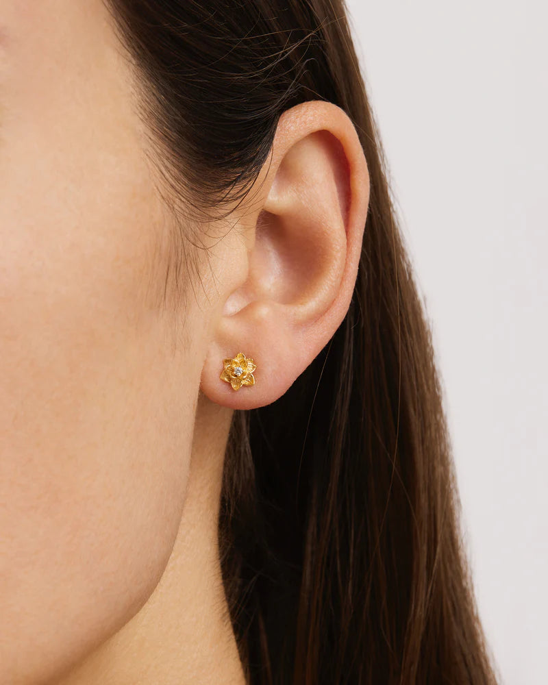 By Charlotte Bloom Within Stud Earrings in 18K Gold Vermeil