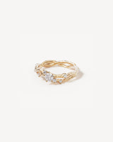 By Charlotte No Rain No Flowers Ring in 18K Gold Vermeil
