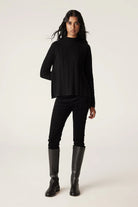 CASHWOOL CABLE JUMPER | Black - Darling & Domain