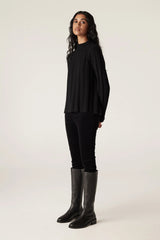 CASHWOOL CABLE JUMPER | Black