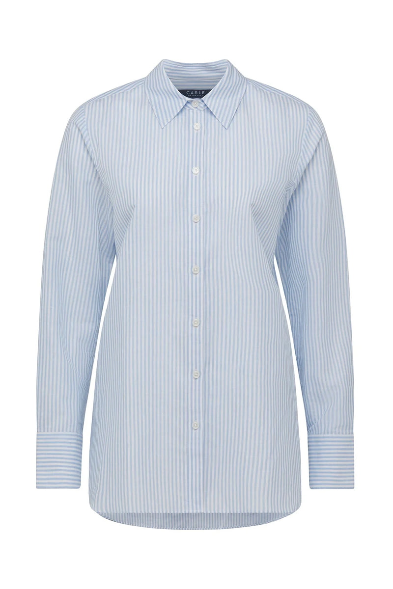 HENRI SHIRT | Pale Blue Stripe