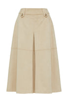 INES FAUX SUEDE SKIRT | Natural - Darling & Domain