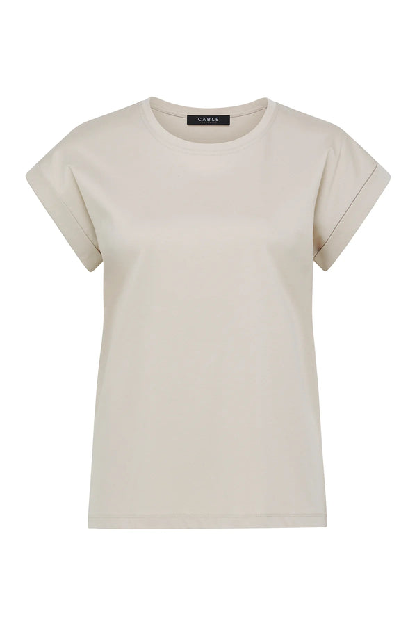 PIMA TEE | Stone