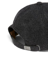 WOOL CASHMERE CAP | Charcoal