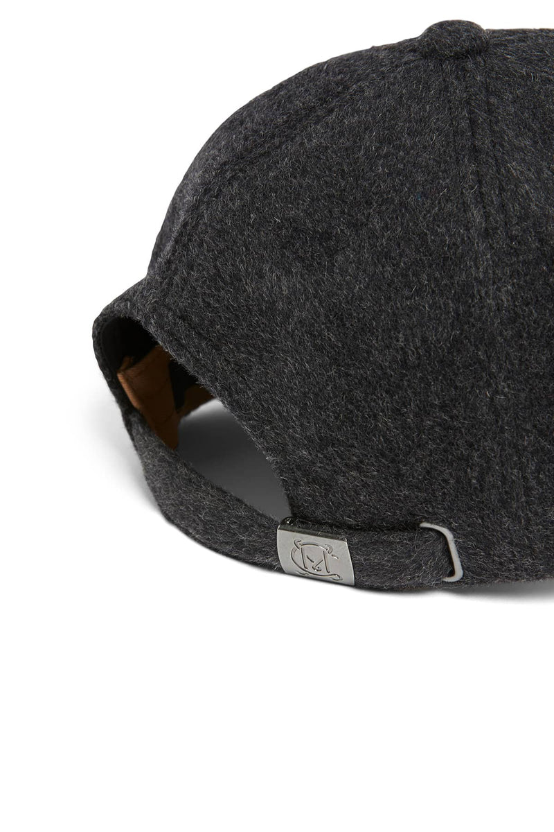 WOOL CASHMERE CAP | Charcoal