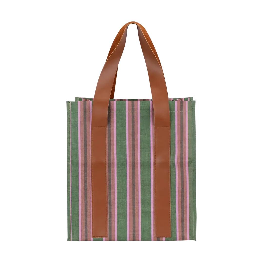 MARKET BAG in Forest Stripe by kollab