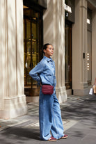 CLOUD MINI BASE BAG in Burgundy by Base Supply
