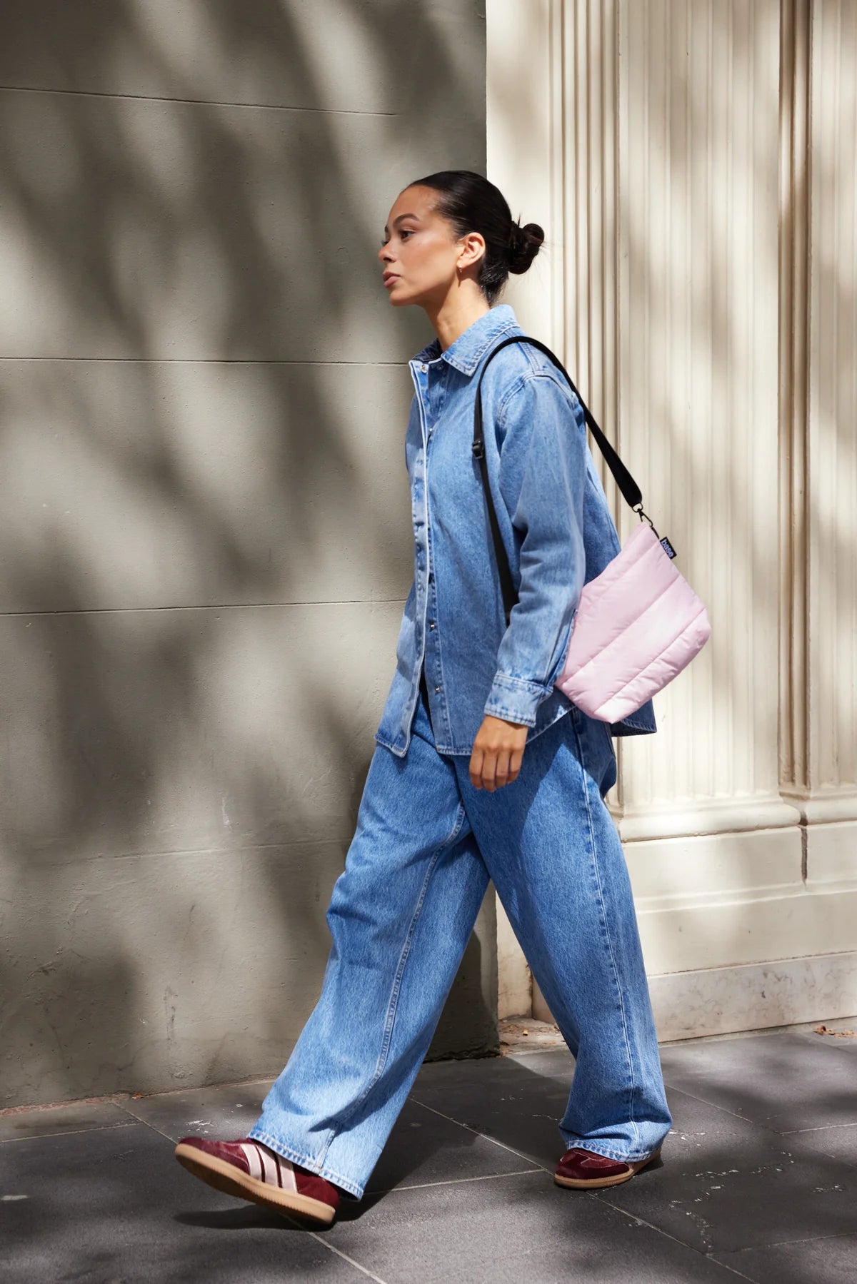 CLOUD STASH BASE CROSSBODY BAG in Peony by Base Supply
