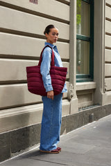 CLOUD TAKE IT BASE BAG in Burgundy by Base Supply