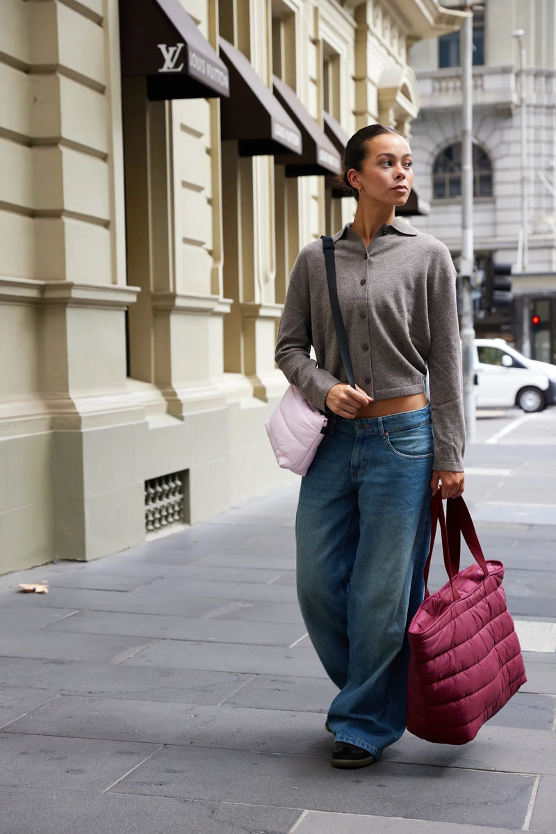 CLOUD TAKE IT BASE BAG in Burgundy by Base Supply