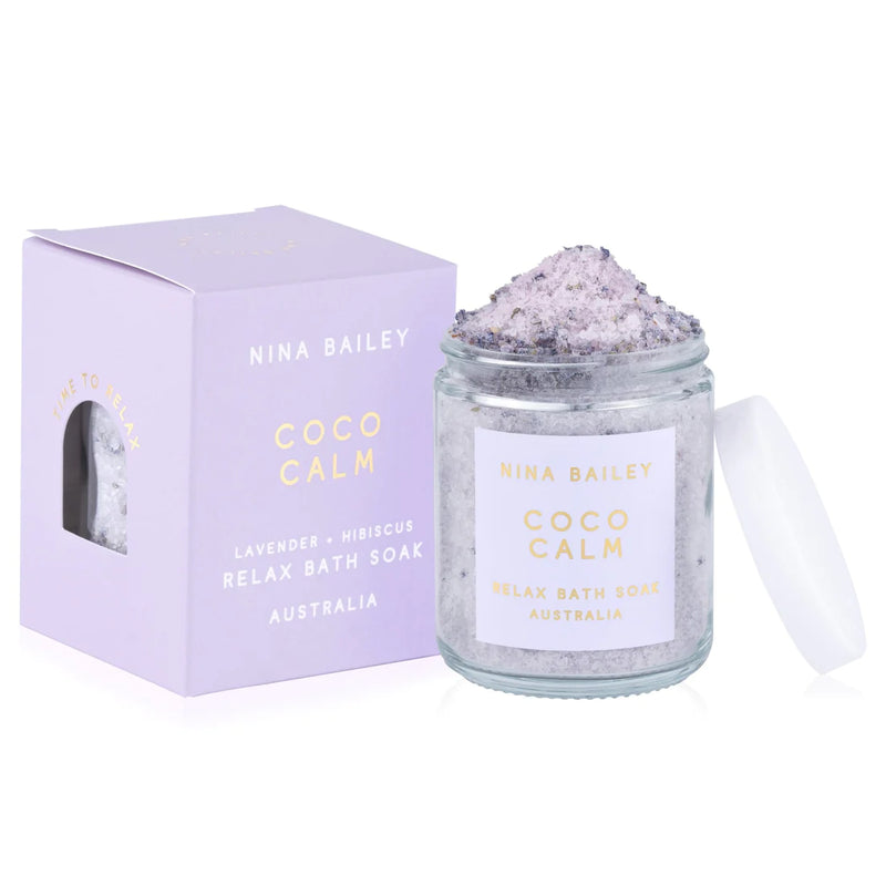 BOTANICAL BATH SOAK in Coco Calm from the amazing NINA BAILEY