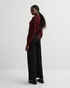 COMPOSURE CARDIGAN in Maroon by Kowtow