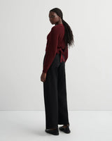 COMPOSURE CARDIGAN in Maroon by Kowtow