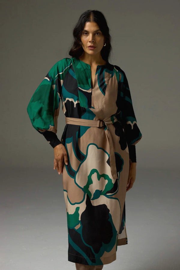CONVEY DRESS in Organic Botanic from Zoe Kratzmann