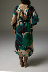 CONVEY DRESS in Organic Botanic from Zoe Kratzmann