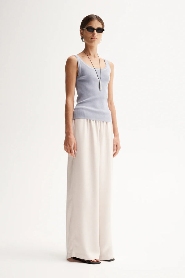Coralie Knit Top in Dusty Blue by Elka Collective