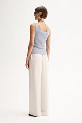 Coralie Knit Top in Dusty Blue by Elka Collective