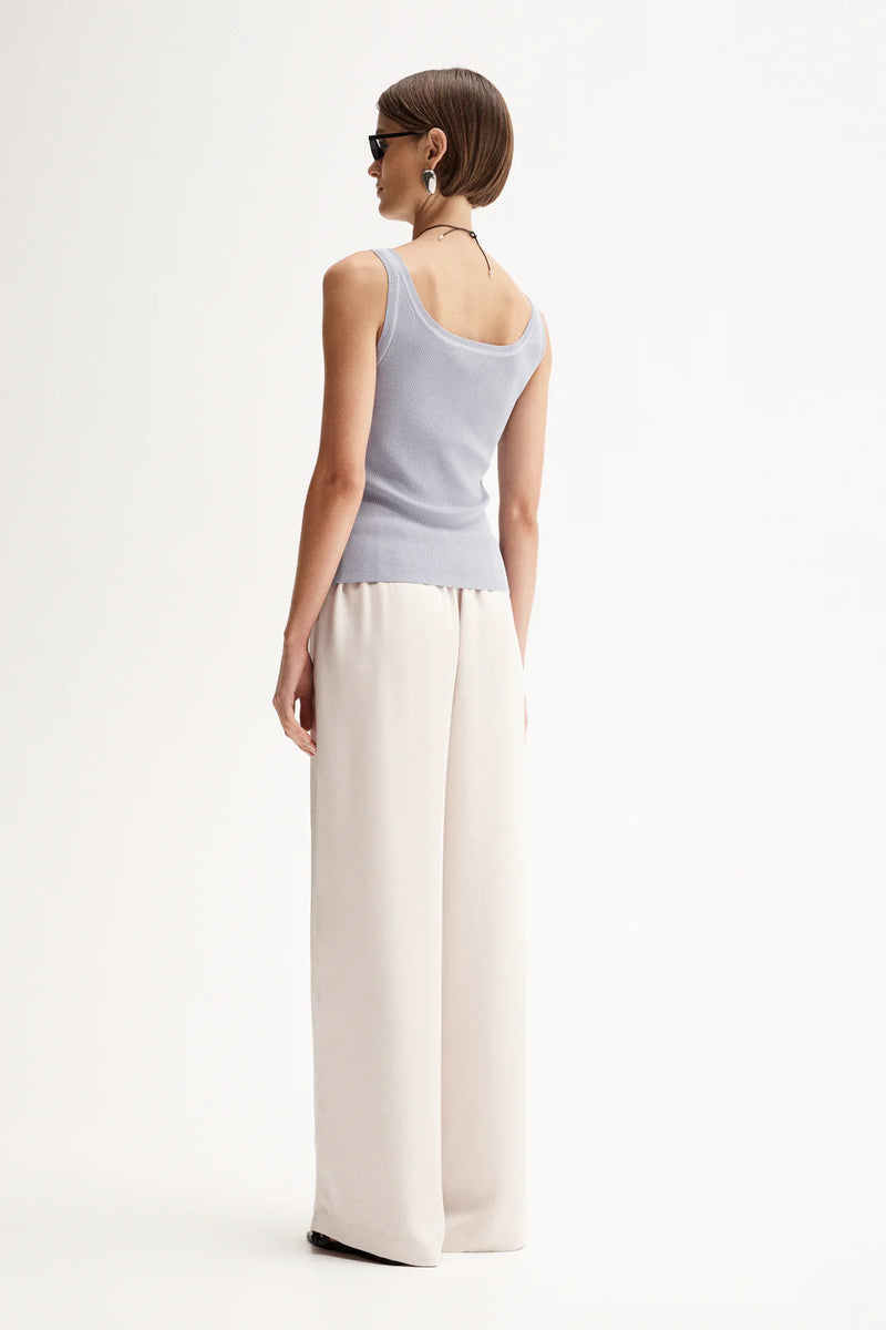 Coralie Knit Top in Dusty Blue by Elka Collective