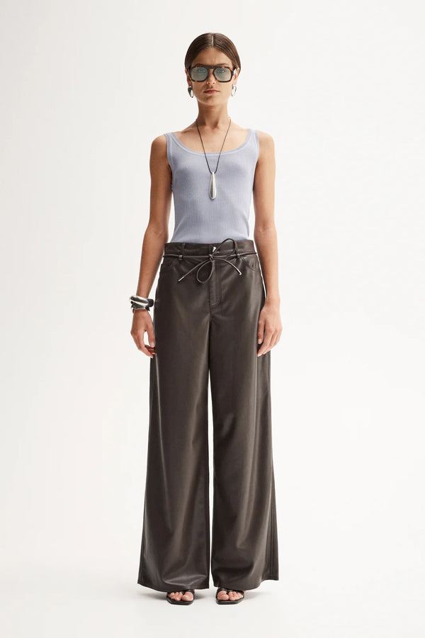 Coralie Knit Top in Dusty Blue by Elka Collective