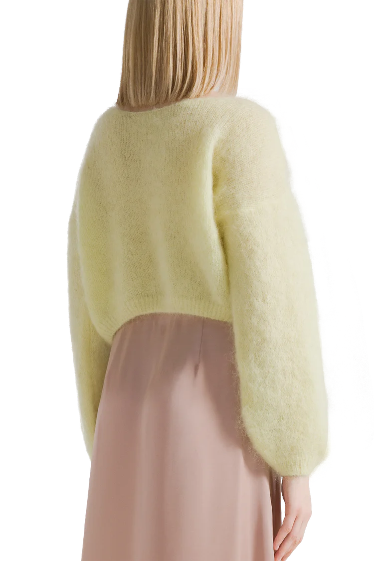 CORNELIA CARDIGAN in Light Yellow by Americandreams