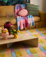 VELVET PEA CUSHION | Plum Jam - Darling & Domain