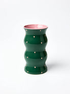 PALMA VASE | Green Pink Dotty - Darling & Domain